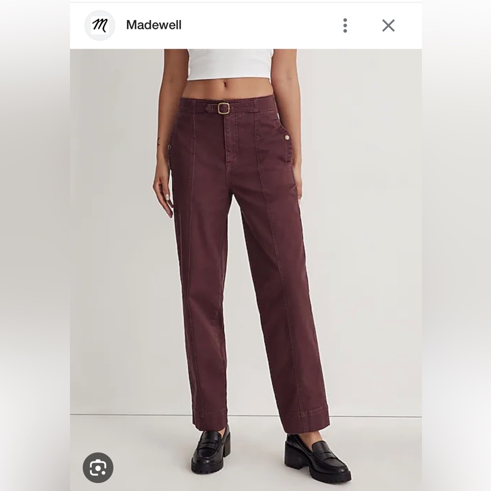 Madewell Straight Leg Utility Pants